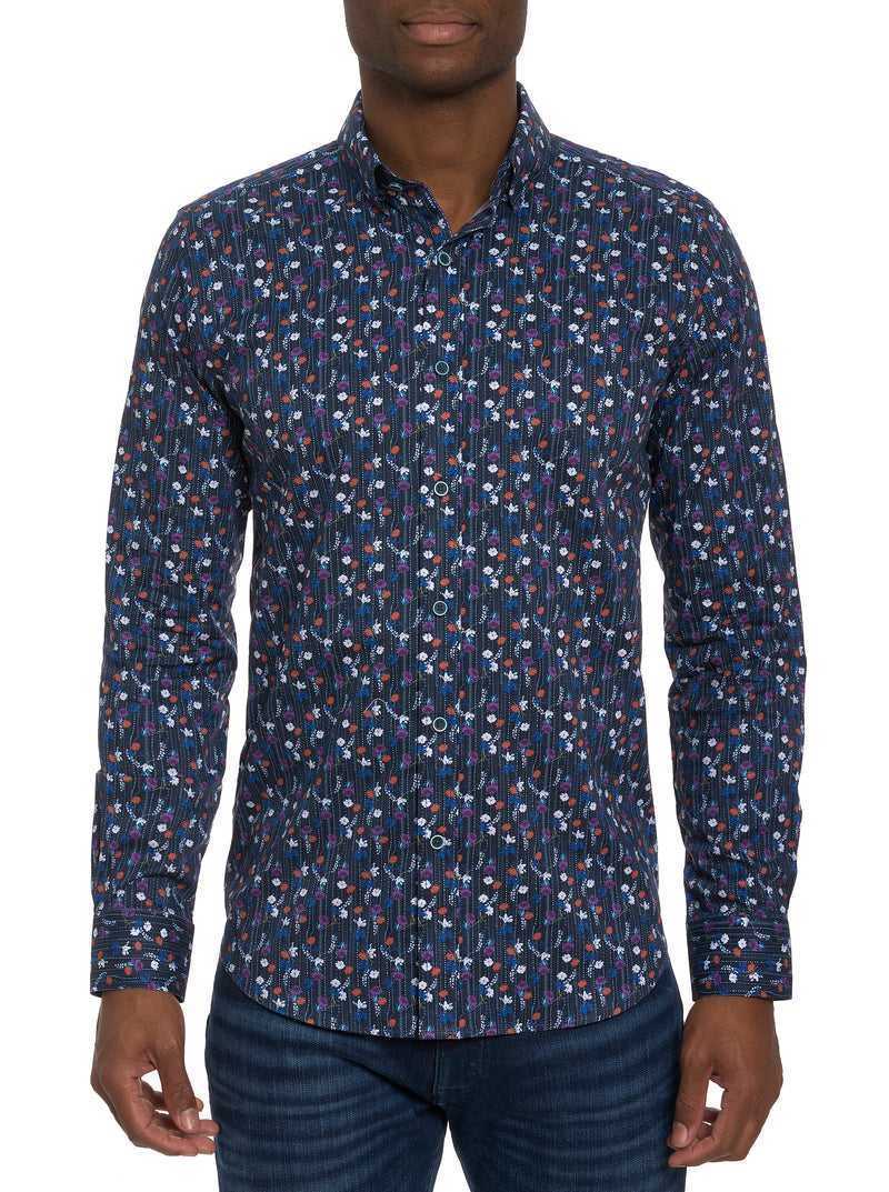 Robert Graham Egger Long Sleeve Knit Button Down Shirt Multi | 47831EZUH