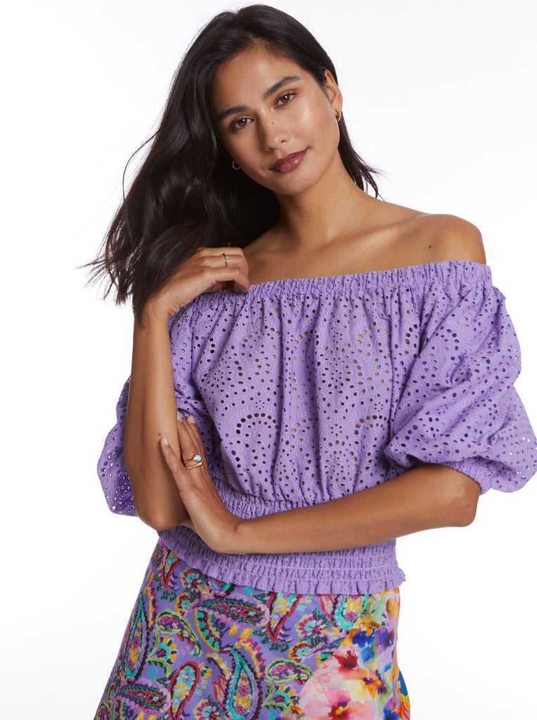 Robert Graham Esme Blouse Lilac | 36974ONRP