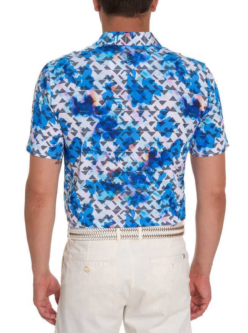 Robert Graham Fisher Performance Polo Multi | 21603NFRO