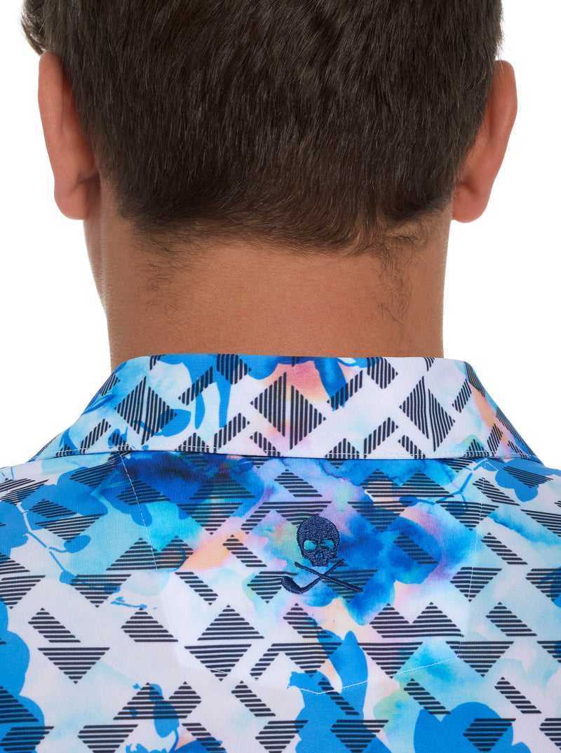 Robert Graham Fisher Performance Polo Multi | 21603NFRO