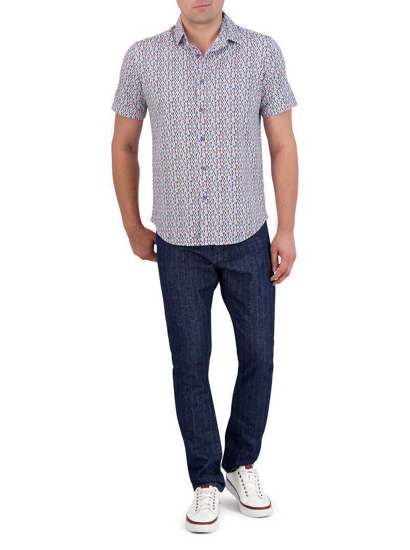 Robert Graham Flamenco Motion Short Sleeve Knit Shirt Multi | 53487ATYG