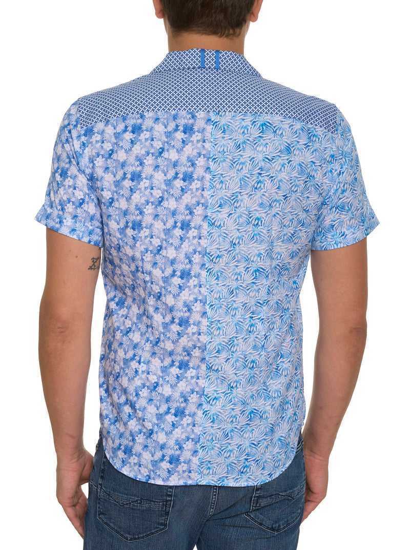 Robert Graham Fontana Short Sleeve Button Down Blue | 37126TAVD