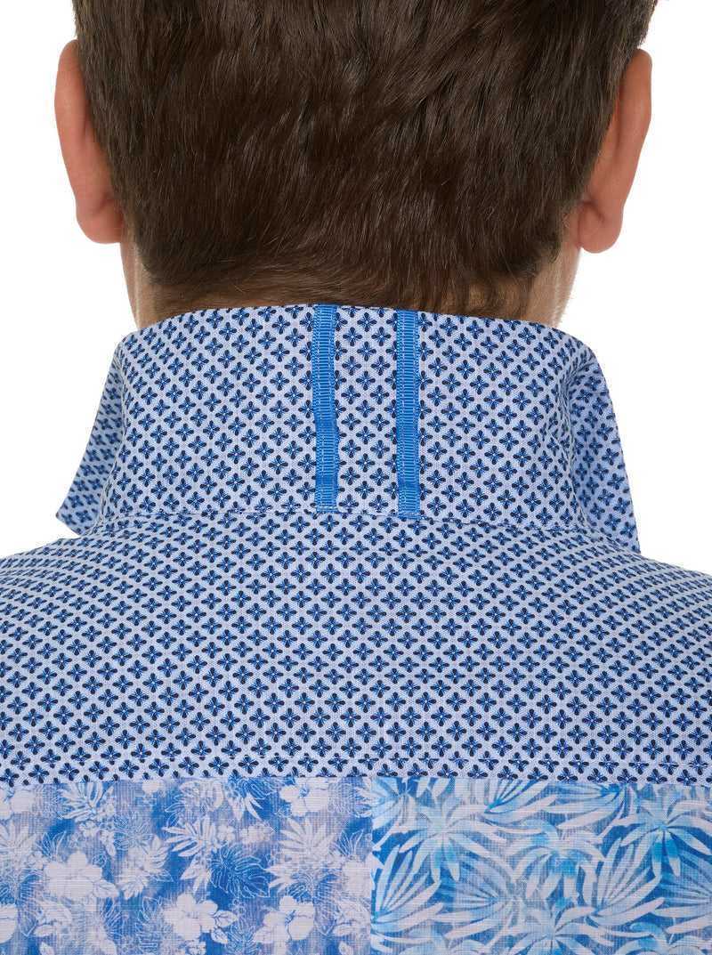 Robert Graham Fontana Short Sleeve Button Down Blue | 37126TAVD