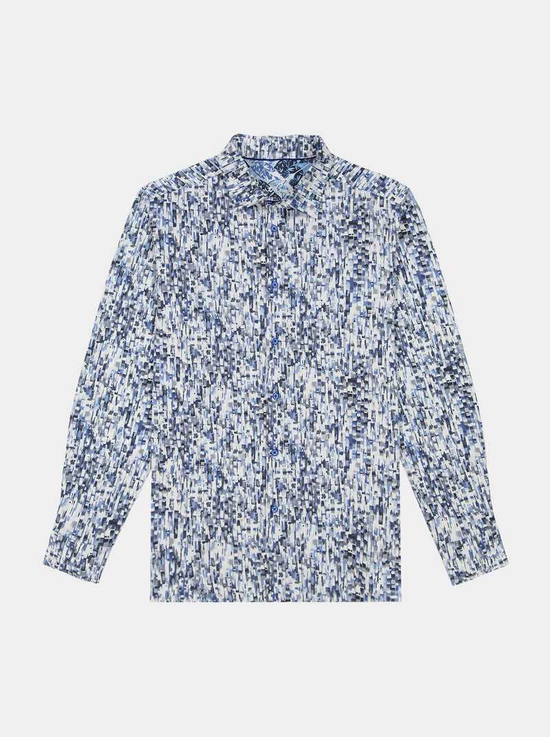 Robert Graham Fragment Long Sleeve Button Down Shirt Blue | 53607VAUY