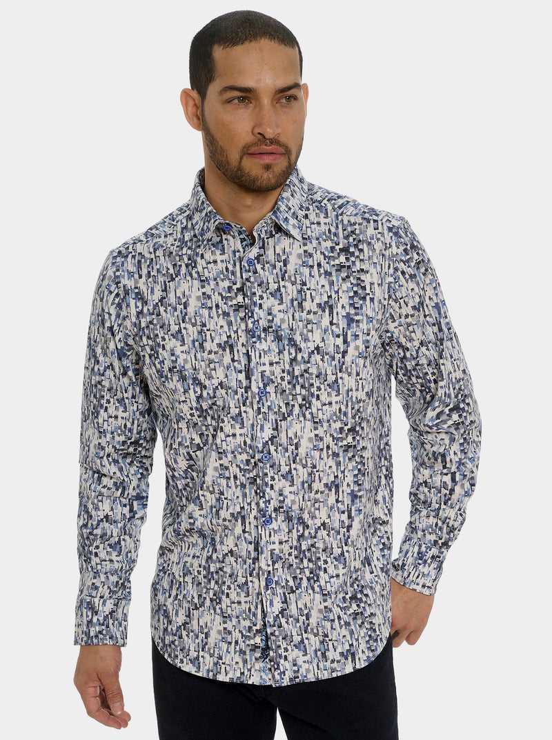 Robert Graham Fragment Long Sleeve Button Down Shirt Blue | 53607VAUY