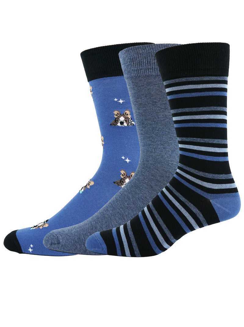 Robert Graham Frenchie 3 Pack Socks Multi | 67513EMST