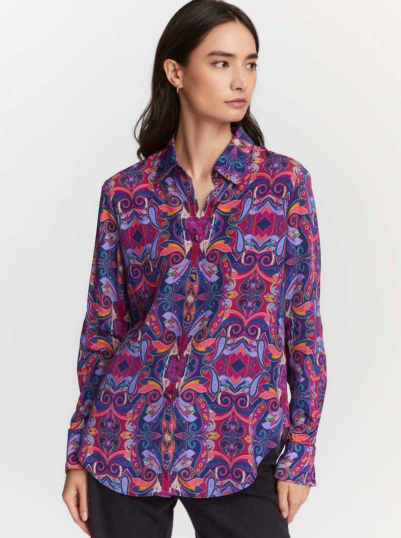 Robert Graham Gabriela Shirt Multi | 43290XJQV