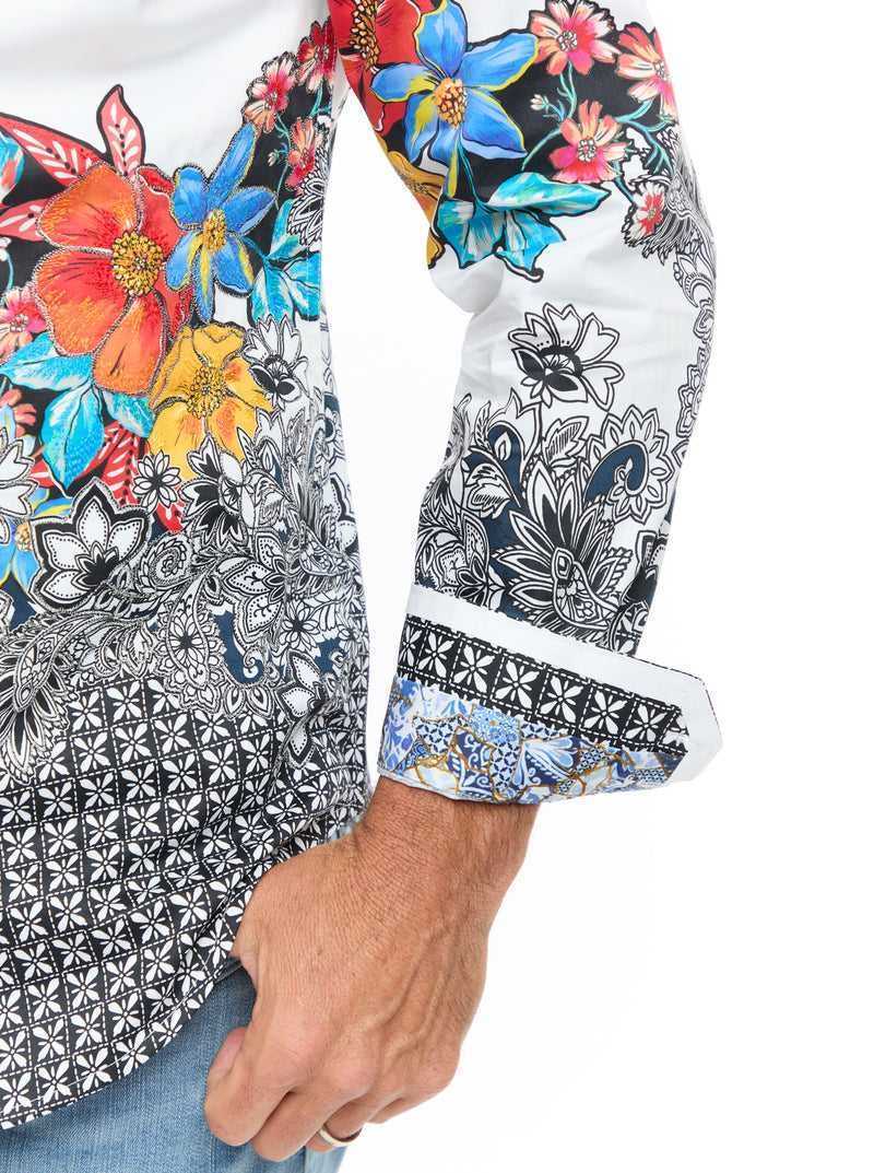 Robert Graham Garden Gala Long Sleeve Button Down Shirt Multi | 40367PETI