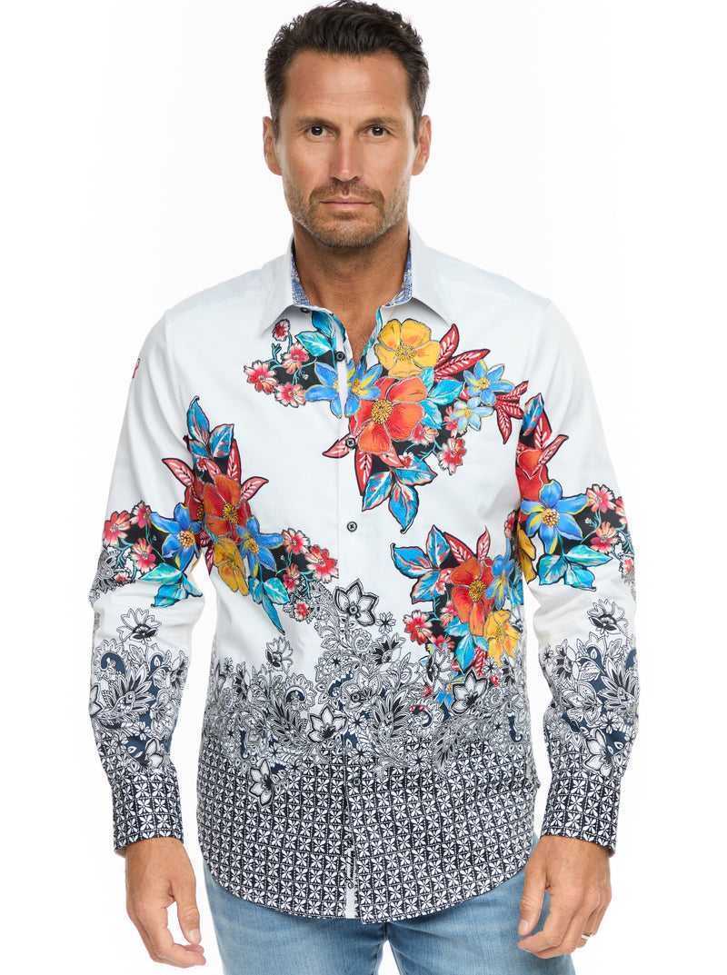 Robert Graham Garden Gala Long Sleeve Button Down Shirt Multi | 40367PETI