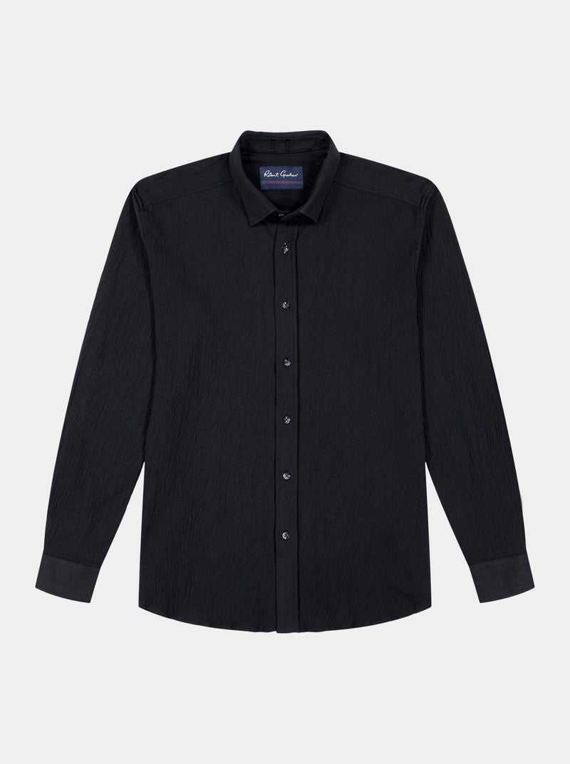 Robert Graham Hammond Long Sleeve W Oven Shirt Black | 67153JFUC