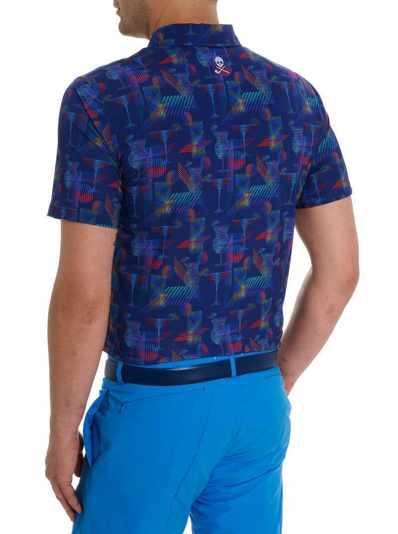 Robert Graham Happiest Hour Polo Navy | 68215VZKO