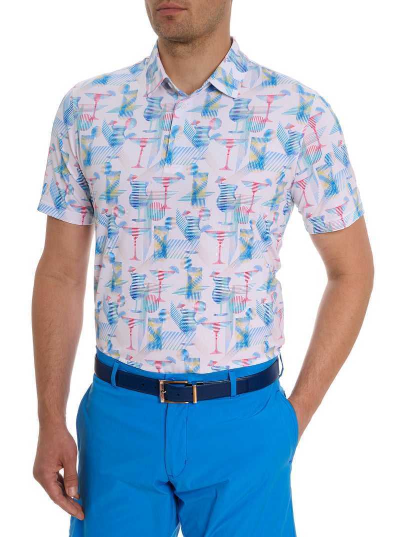 Robert Graham Happiest Hour Polo Navy | 68215VZKO