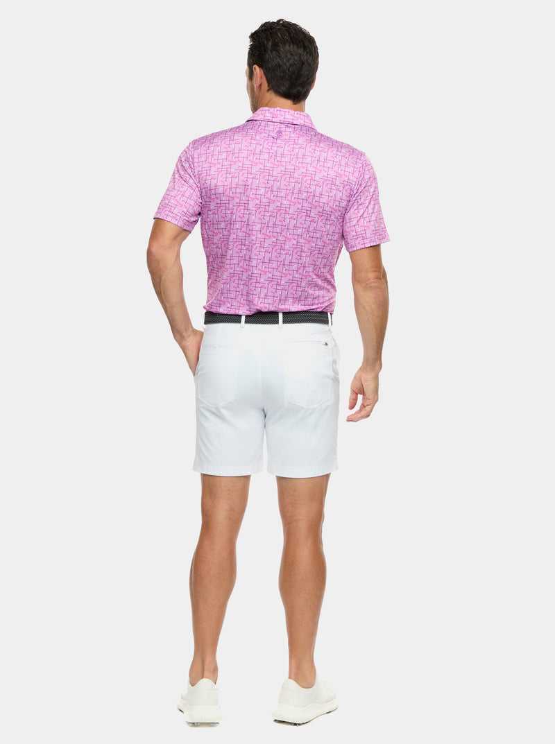 Robert Graham Iron Play Knit Polo Berry | 03156ASPF