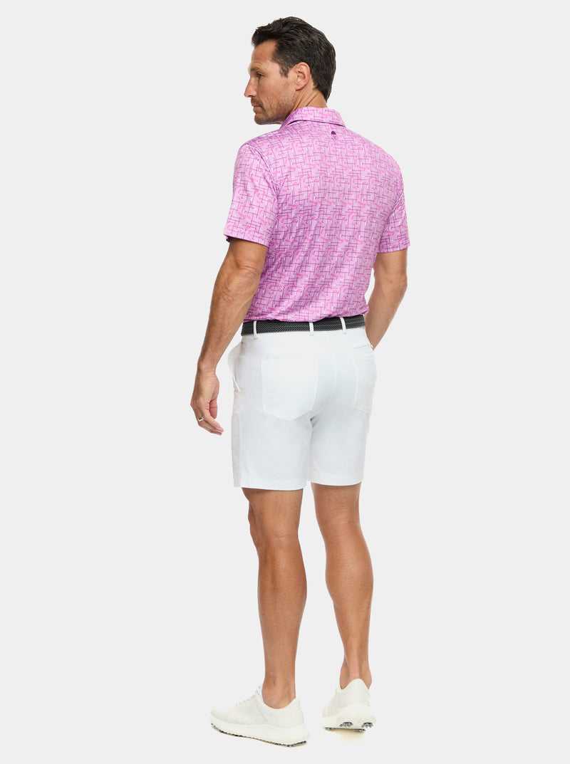 Robert Graham Iron Play Knit Polo Berry | 03156ASPF