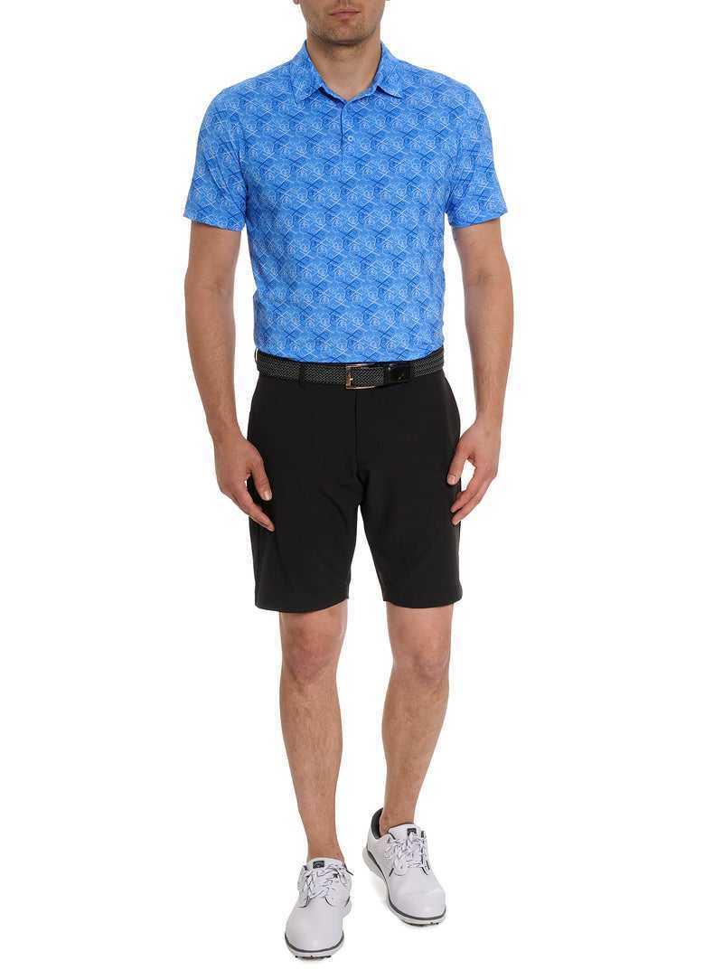 Robert Graham Iron Skull Performance Polo Periwinkle | 95704CUWI