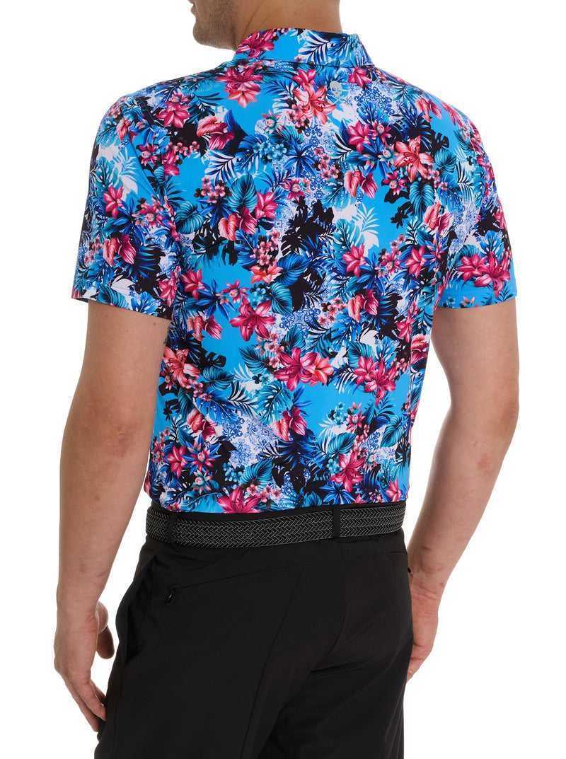 Robert Graham Island Time Polo Blue | 96081RCTO