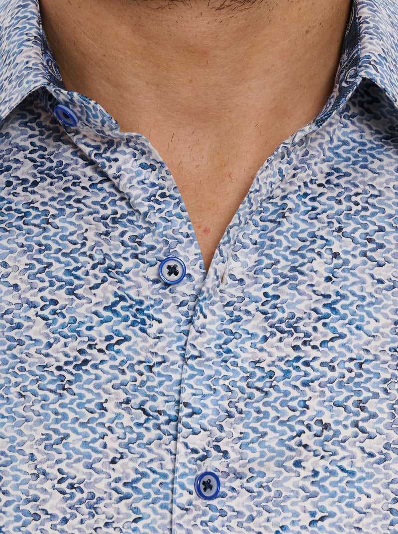 Robert Graham Kaimana Long Sleeve Button Down Shirt Blue | 74602GFTV