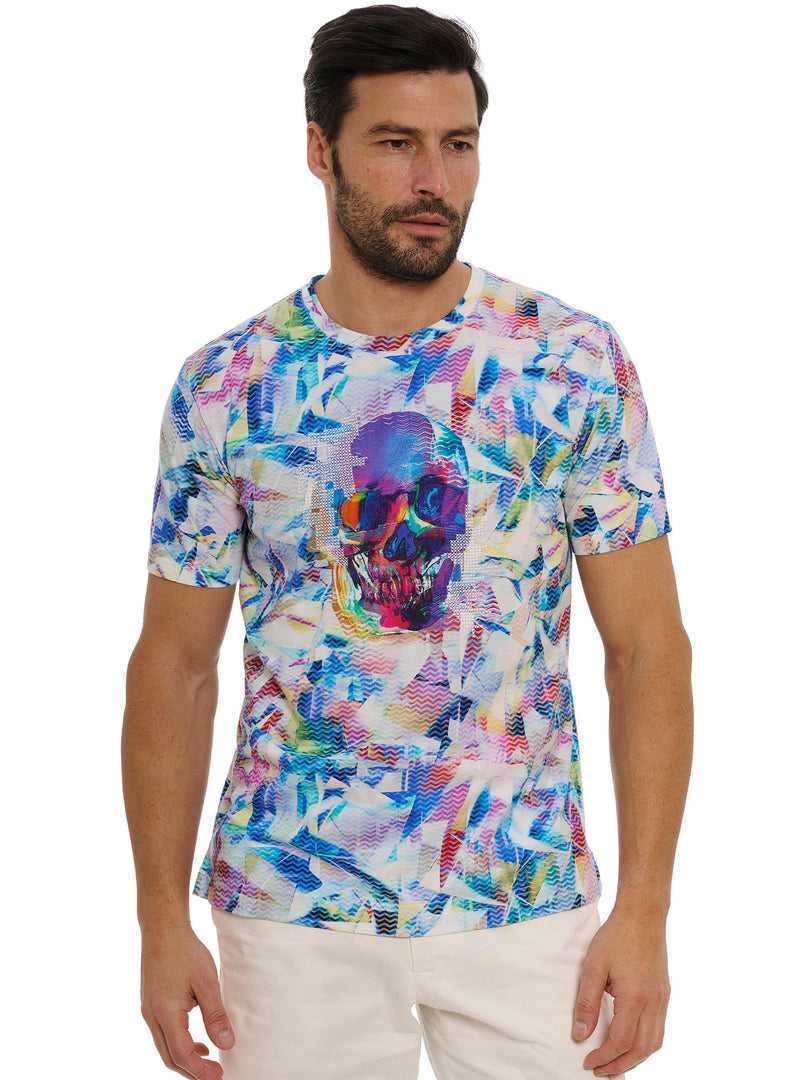 Robert Graham Kaleidoskull T-shirt Multi | 18945CMQY