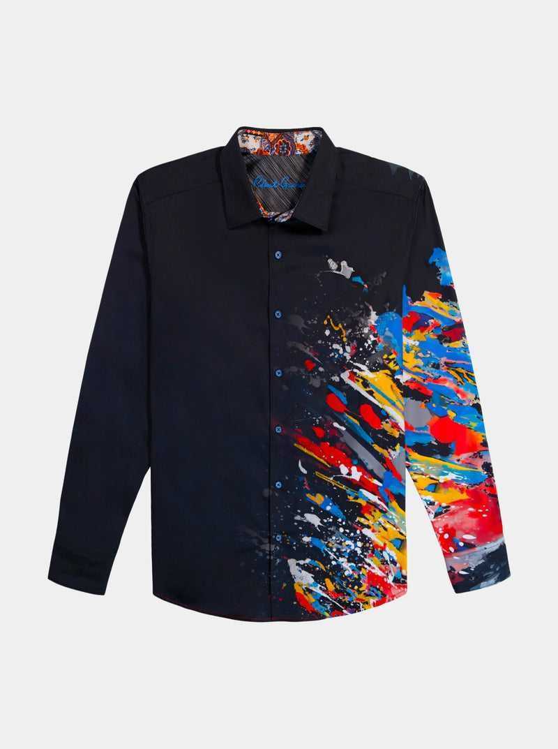 Robert Graham Knightsbridge Long Sleeve Button Down Shirt Black | 15479UVMA