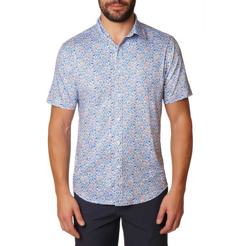 Robert Graham Kotor Short Sleeve Knit Shirt Multi | 75261MJVH