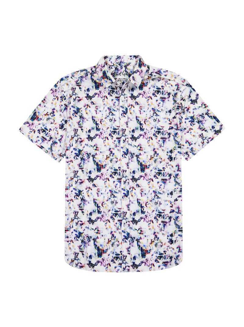 Robert Graham Le Pelosa Short Sleeve Knit Shirt Multi | 26097ZWHB