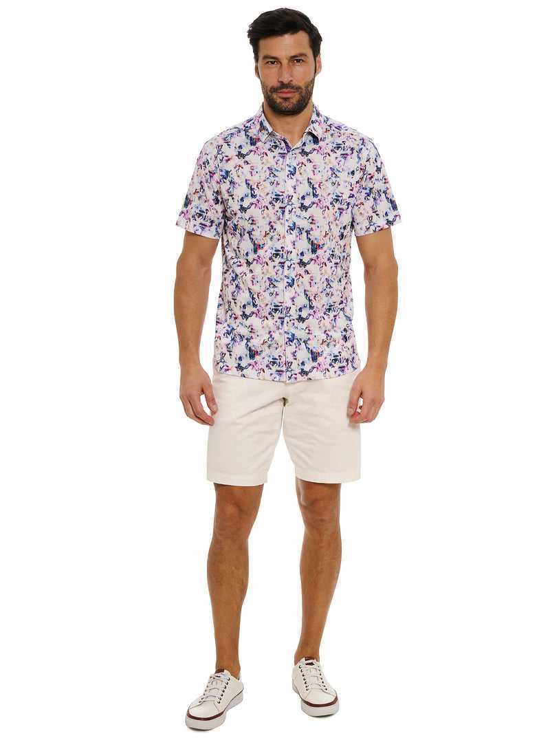 Robert Graham Le Pelosa Short Sleeve Knit Shirt Multi | 26097ZWHB