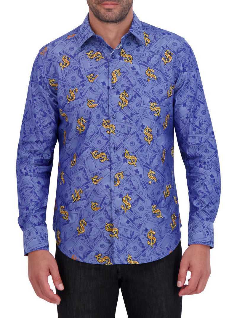 Robert Graham Limited Edition Bankroll Long Sleeve Button Down Shirt Multi | 54027YZSD