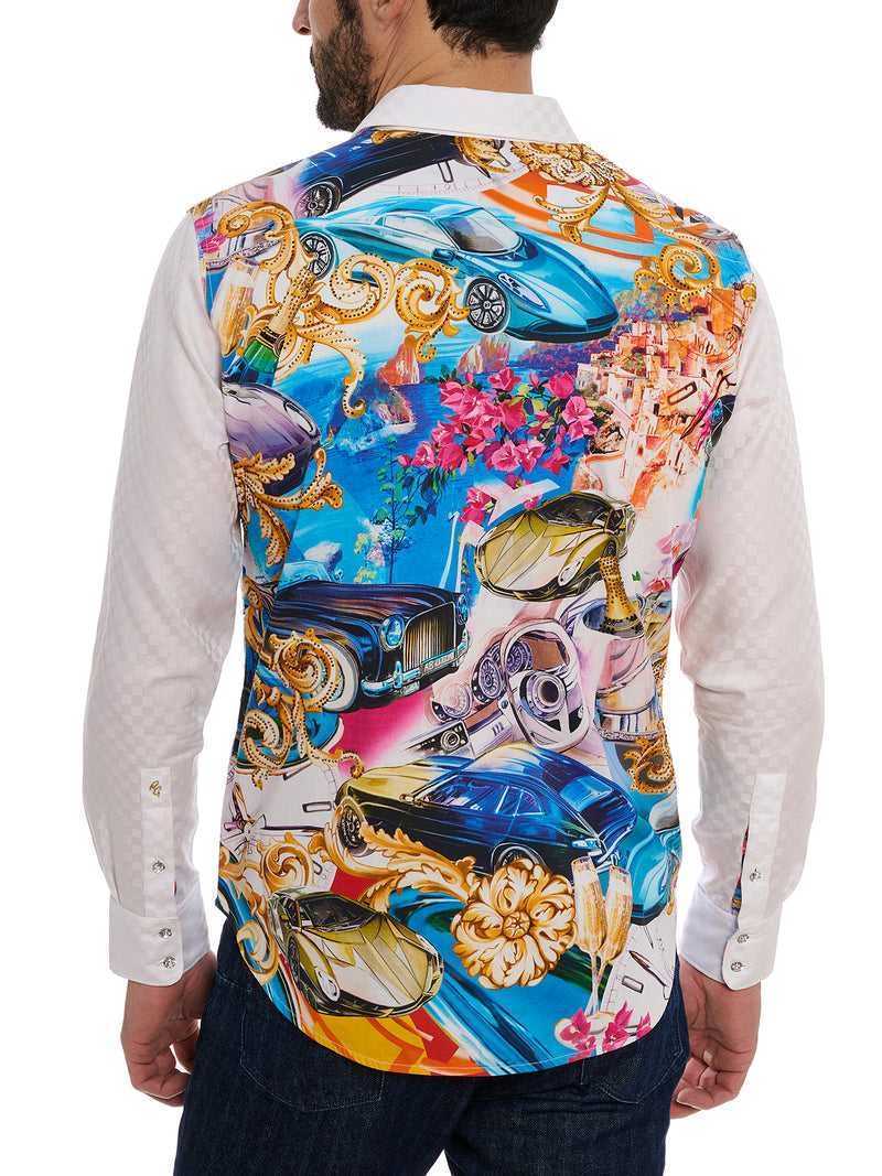 Robert Graham Limited Edition Behind The Wheel Long Sleeve Button Down Shirt Classic | 94506VICS