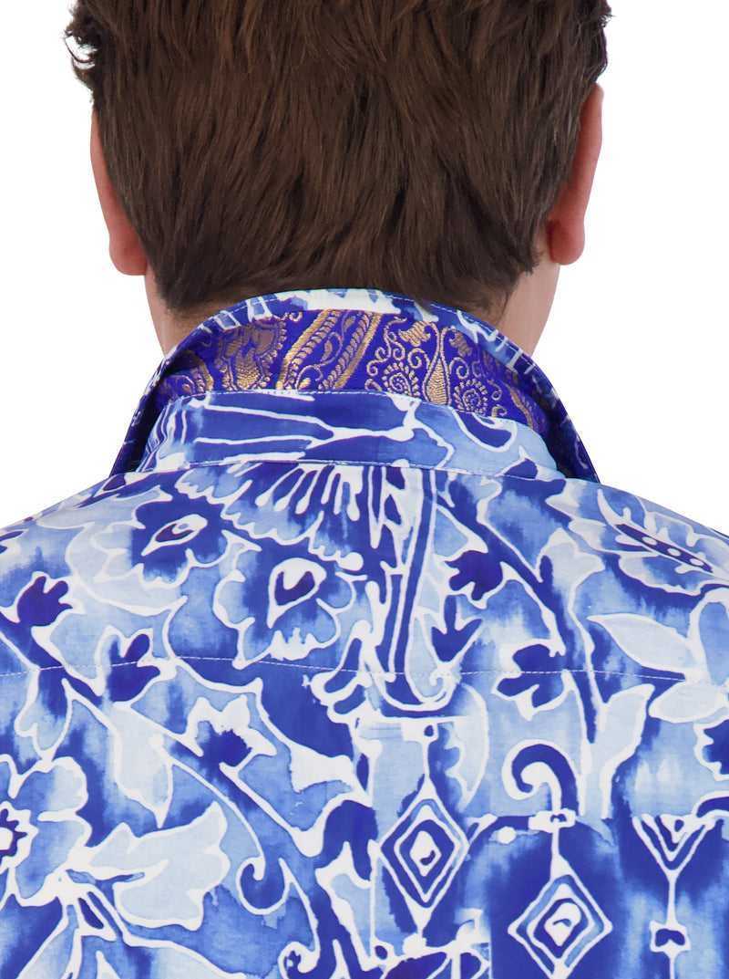 Robert Graham Limited Edition Jaipore Long Sleeve Button Down Shirt Blue | 09627BIFN