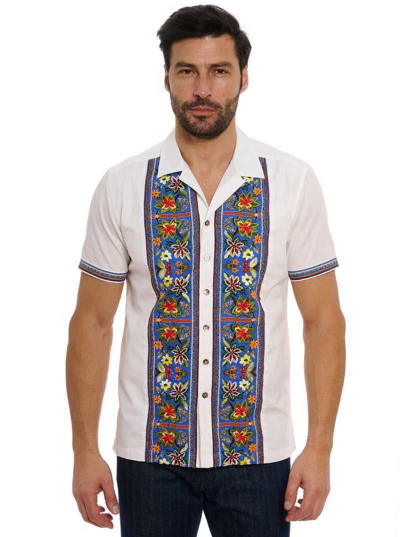 Robert Graham Limited Edition On Island Time Short Sleeve Button Down Shirt White | 36709ZNFU