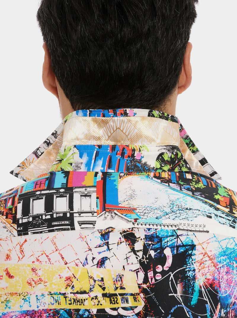 Robert Graham Limited Edition Sosharp Nyc Long Sleeve Button Down Shirt Multi | 46812SWTV