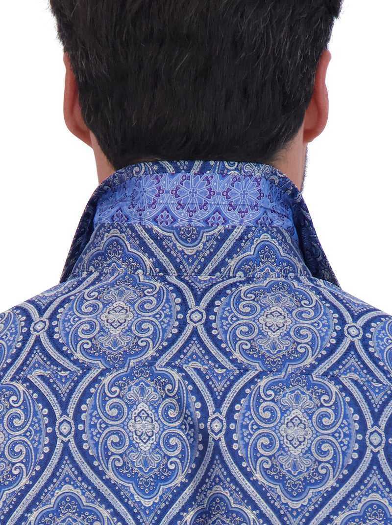 Robert Graham Limited Edition Sovereignty Long Sleeve Button Down Shirt Blue | 26085EFCU