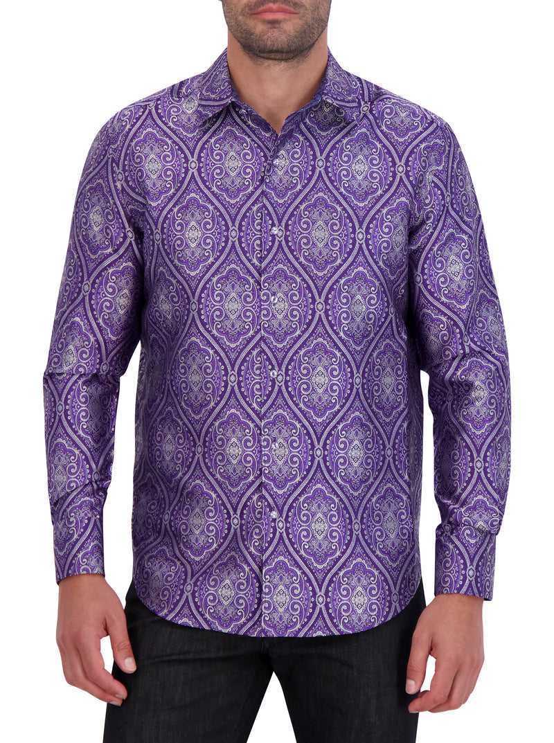 Robert Graham Limited Edition Sovereignty Long Sleeve Button Down Shirt Blue | 26085EFCU