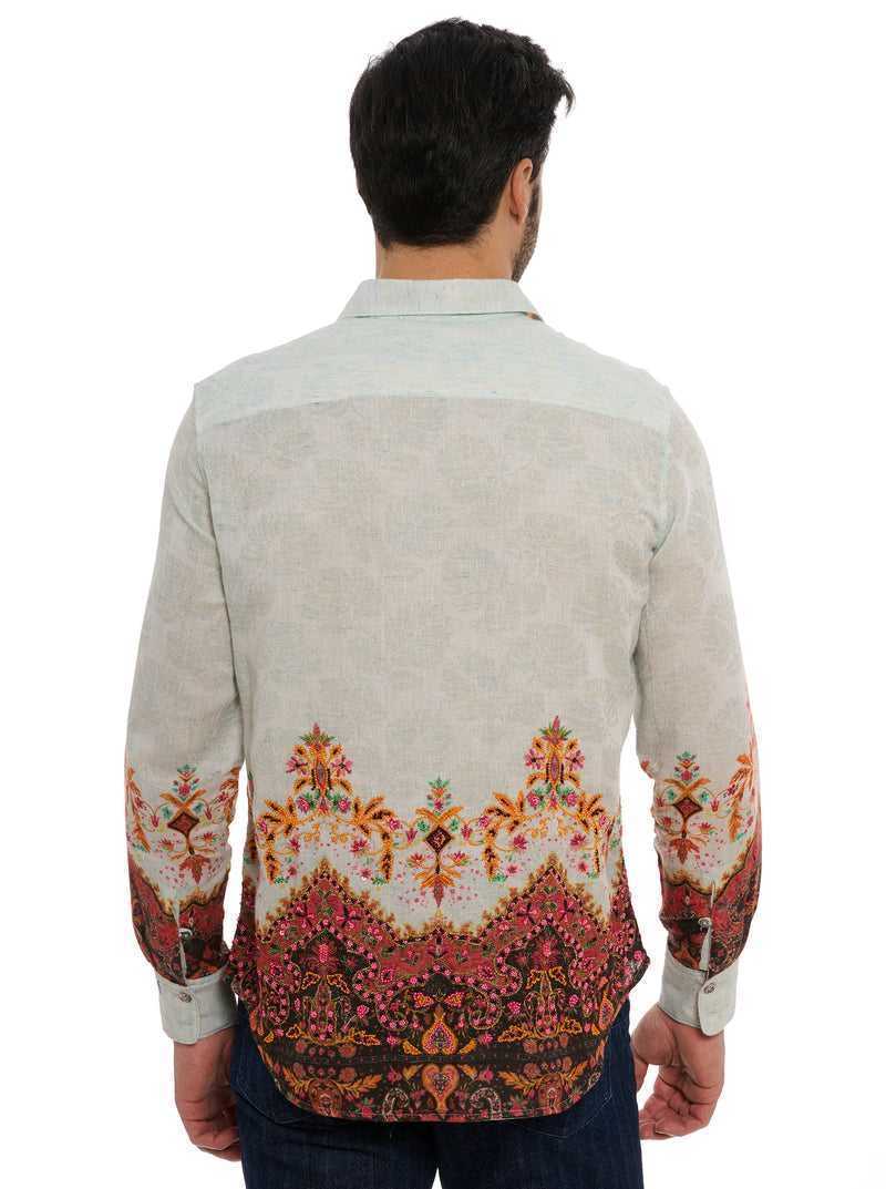 Robert Graham Limited Edition The Crown Jewel Long Sleeve Button Down Shirt White | 05692PLAJ