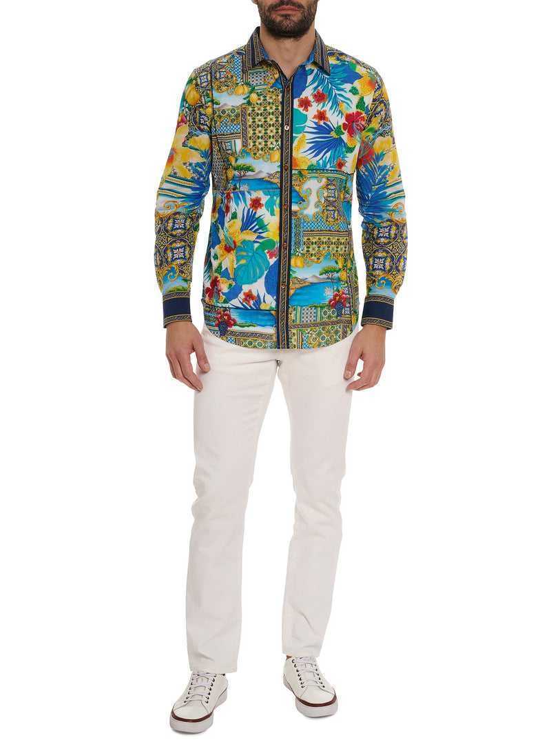 Robert Graham Limited Edition Toast The Coast Long Sleeve Button Down Shirt Multi | 31625CHKP