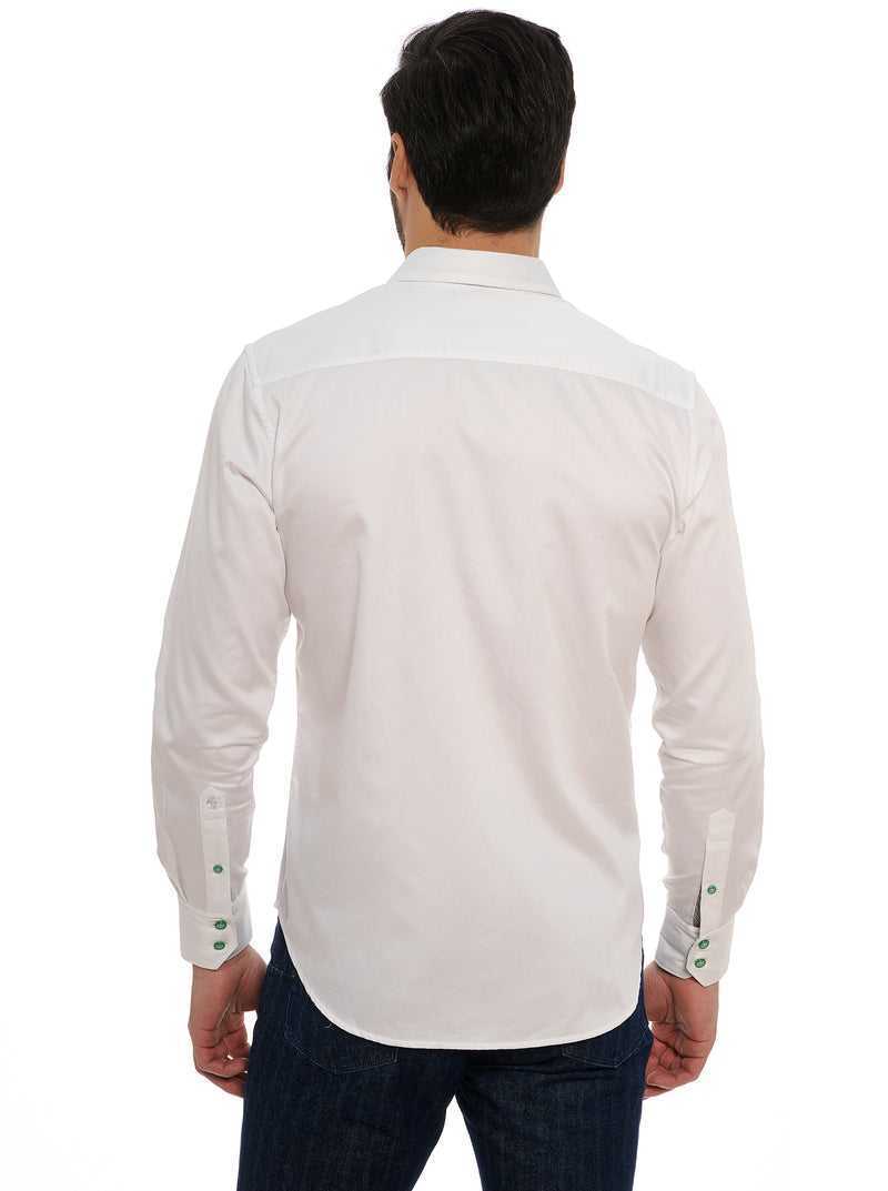 Robert Graham Made To Measure Long Sleeve Button Down Shirt White | 04786HWZR