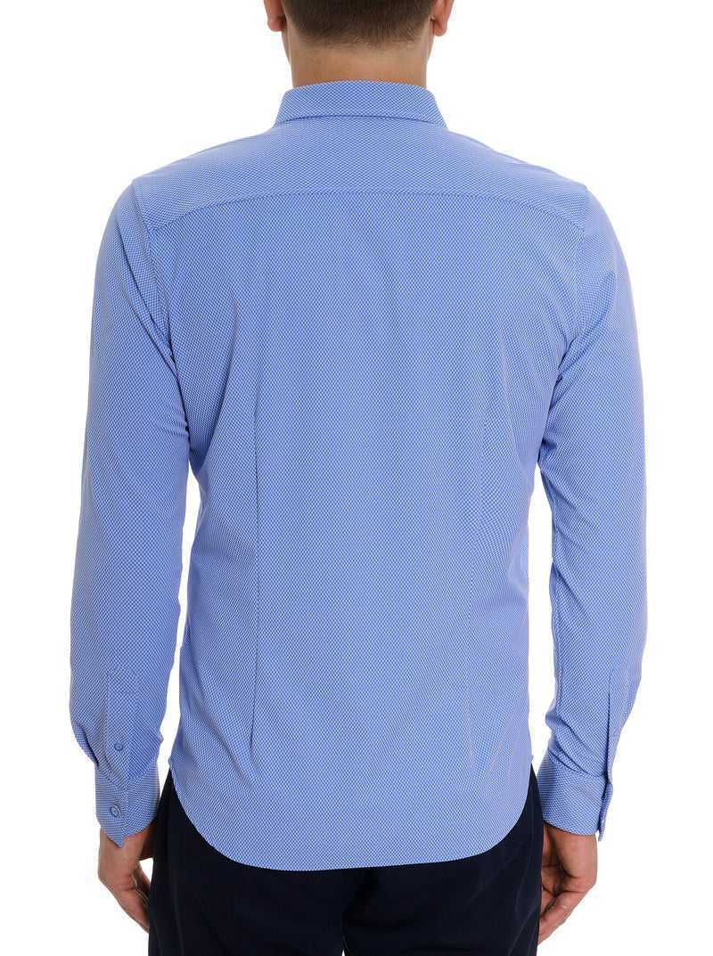 Robert Graham Marcus Motion Long Sleeve Button Down Shirt Blue | 19258ZNMI