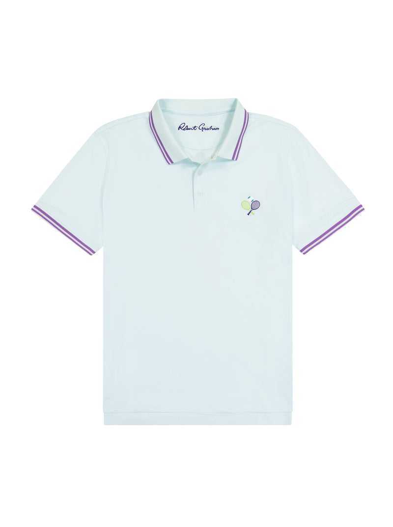 Robert Graham Match Point Polo Mint | 21057DPAF