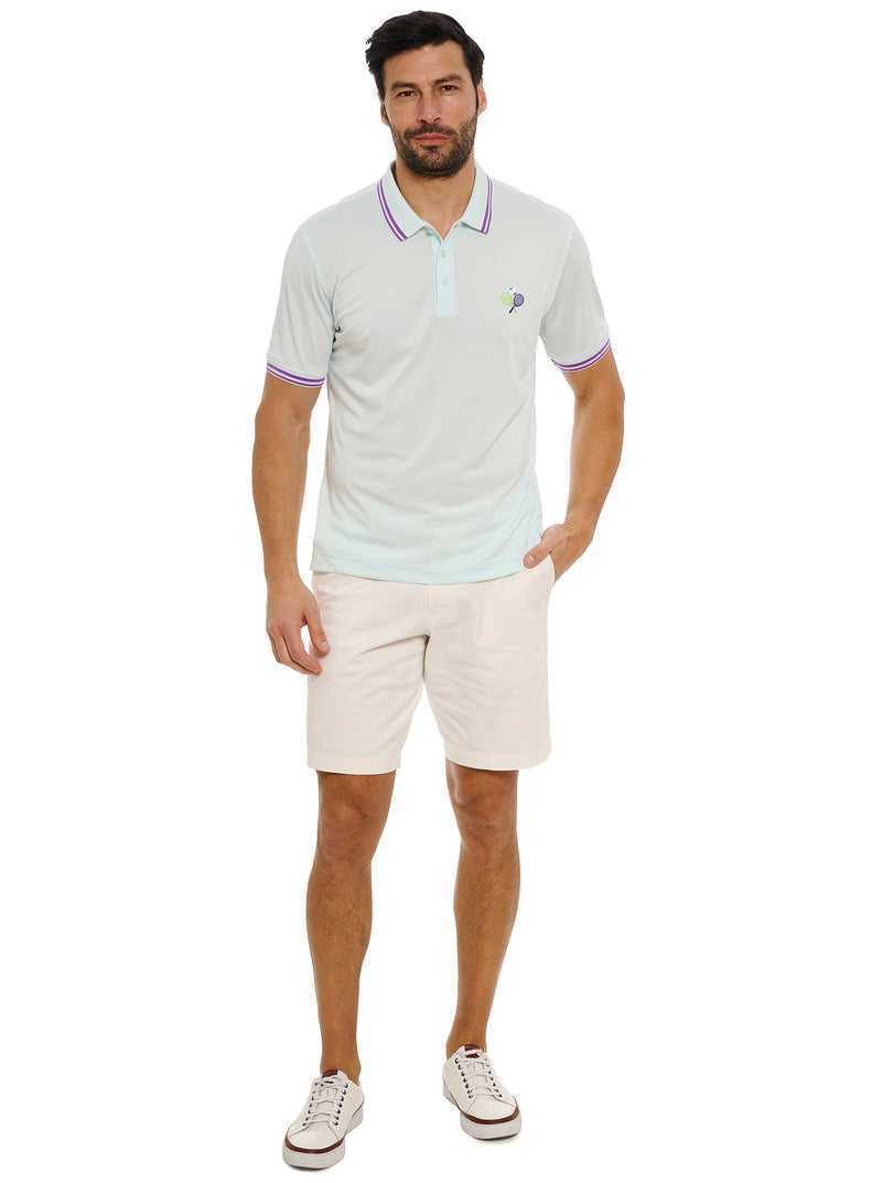 Robert Graham Match Point Polo Mint | 21057DPAF