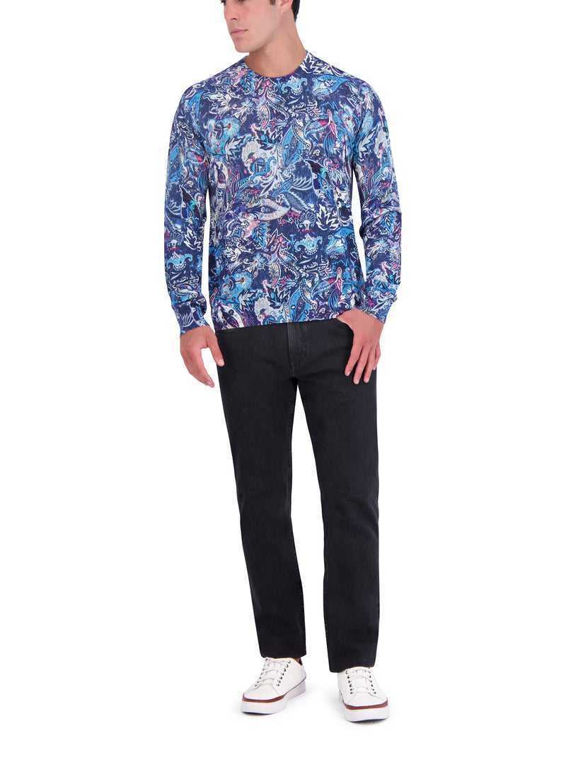 Robert Graham Meier Sweater Blue | 65034TPVF