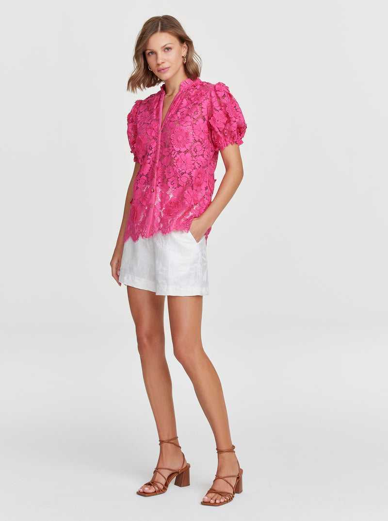 Robert Graham Mila Shirt Pink | 79532WJCY