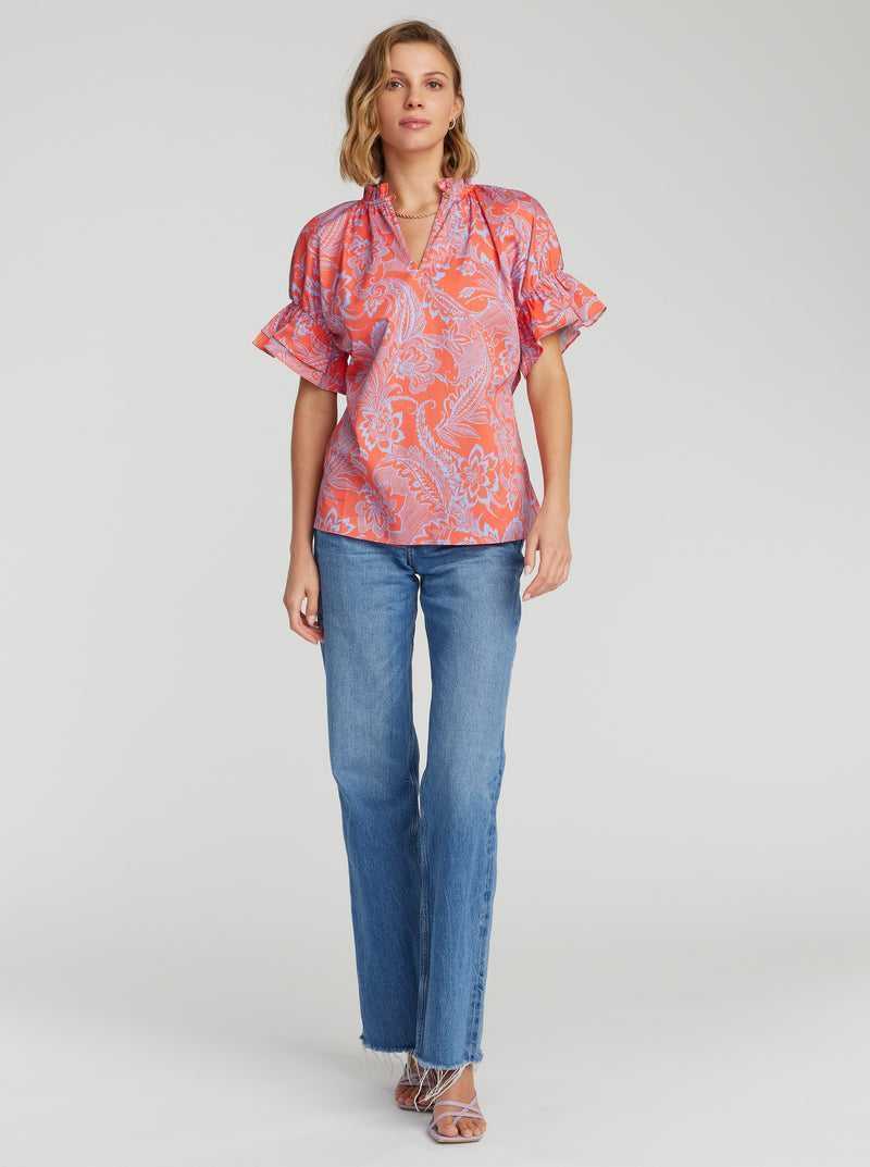 Robert Graham Paige Shirt Pink | 58726PUOJ