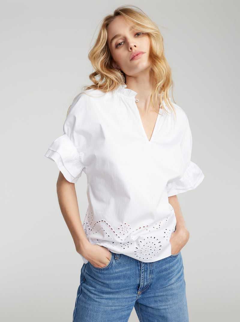 Robert Graham Paige Shirt White | 53801DWZU