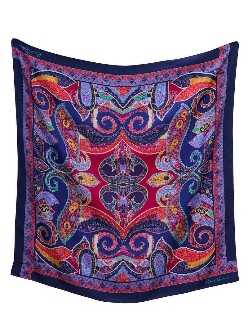 Robert Graham Paisley Swirl Silk Scarf Multi | 73508SJPC