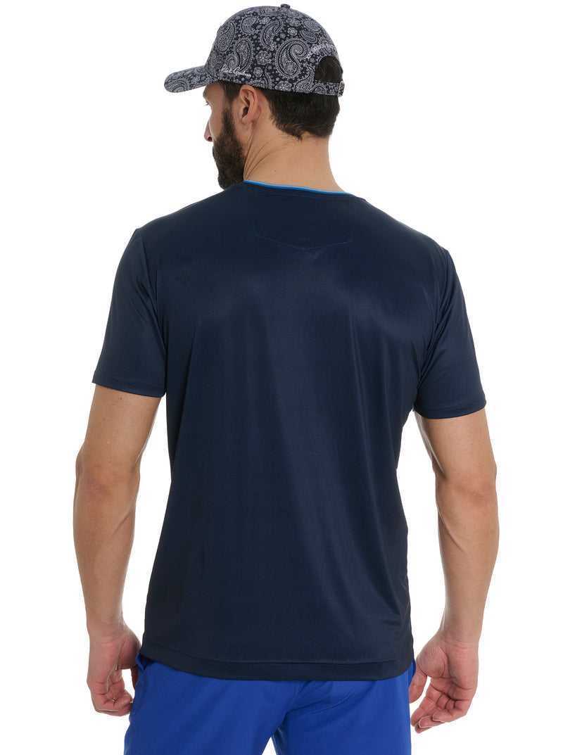 Robert Graham Pickle Sport Club T-shirt Navy | 69810PQEL