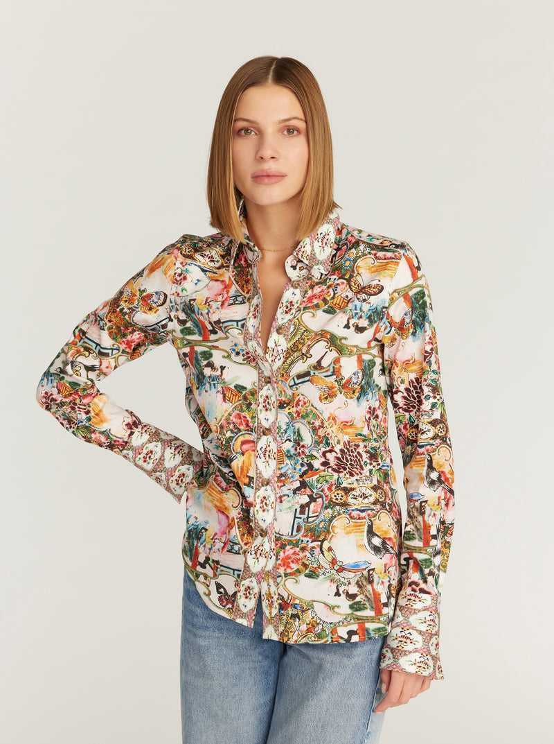 Robert Graham Priscilla Woven Shirt Multi | 67529BSNX