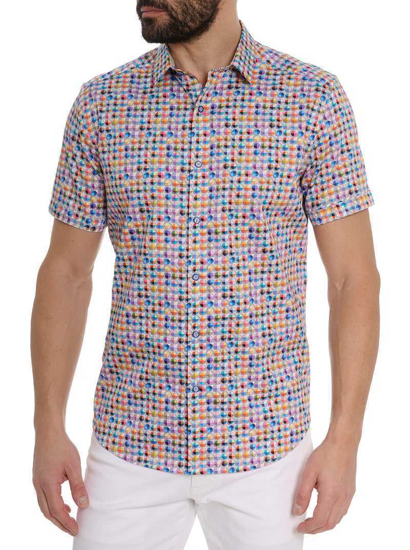 Robert Graham Prosser Short Sleeve Button Down Shirt Multi | 62130NOBF