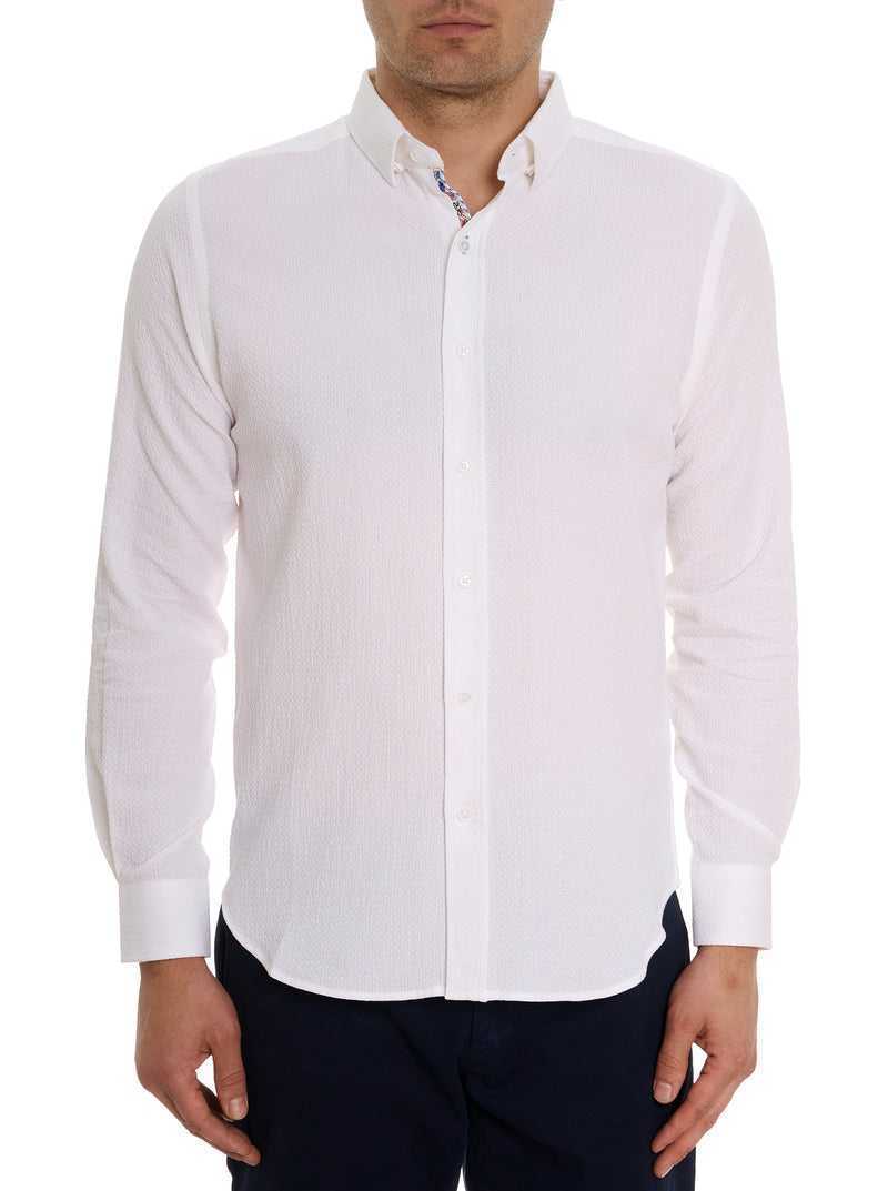 Robert Graham Reid Long Sleeve Button Down Shirt White | 60982ZPUN