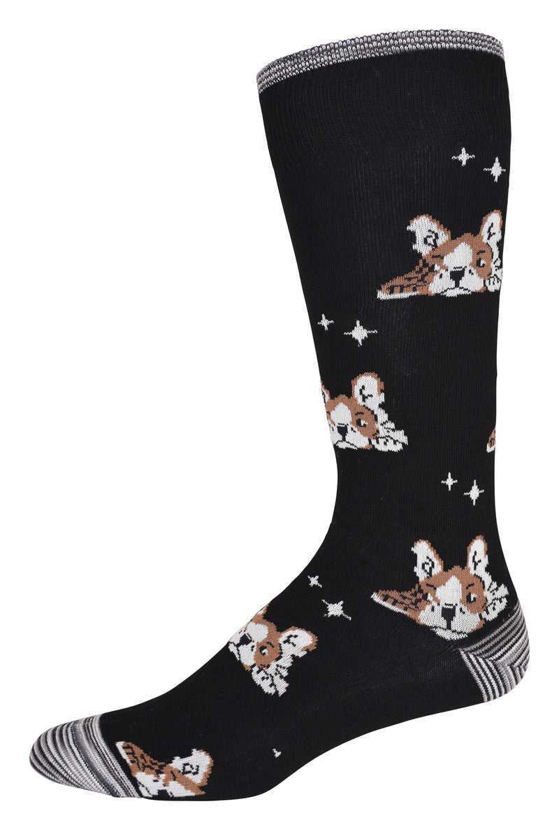 Robert Graham Rg Frenchie Sock Black | 97463AHCR