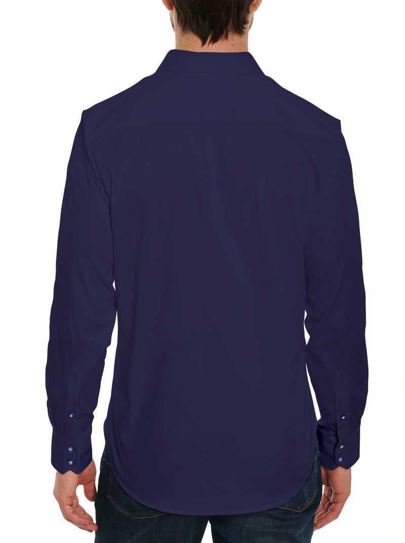 Robert Graham Righteous 2 Long Sleeve Button Down Shirt Navy | 02387YOWE